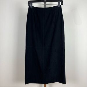 Talbots Velvet Maxi Stretch Skirt Back Zipper & Slit
